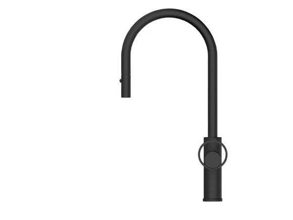 Ефирен смесител за кухня Halo Black Matt