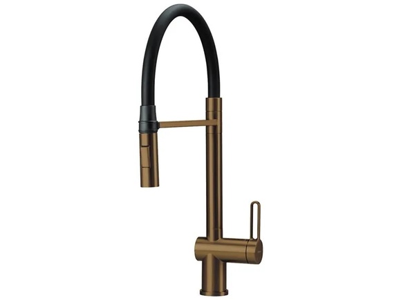 Стилен кухненски смесител Magnetic Brushed Bronze