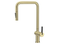 Стилен кухненски смесител Momi Brushed Gold